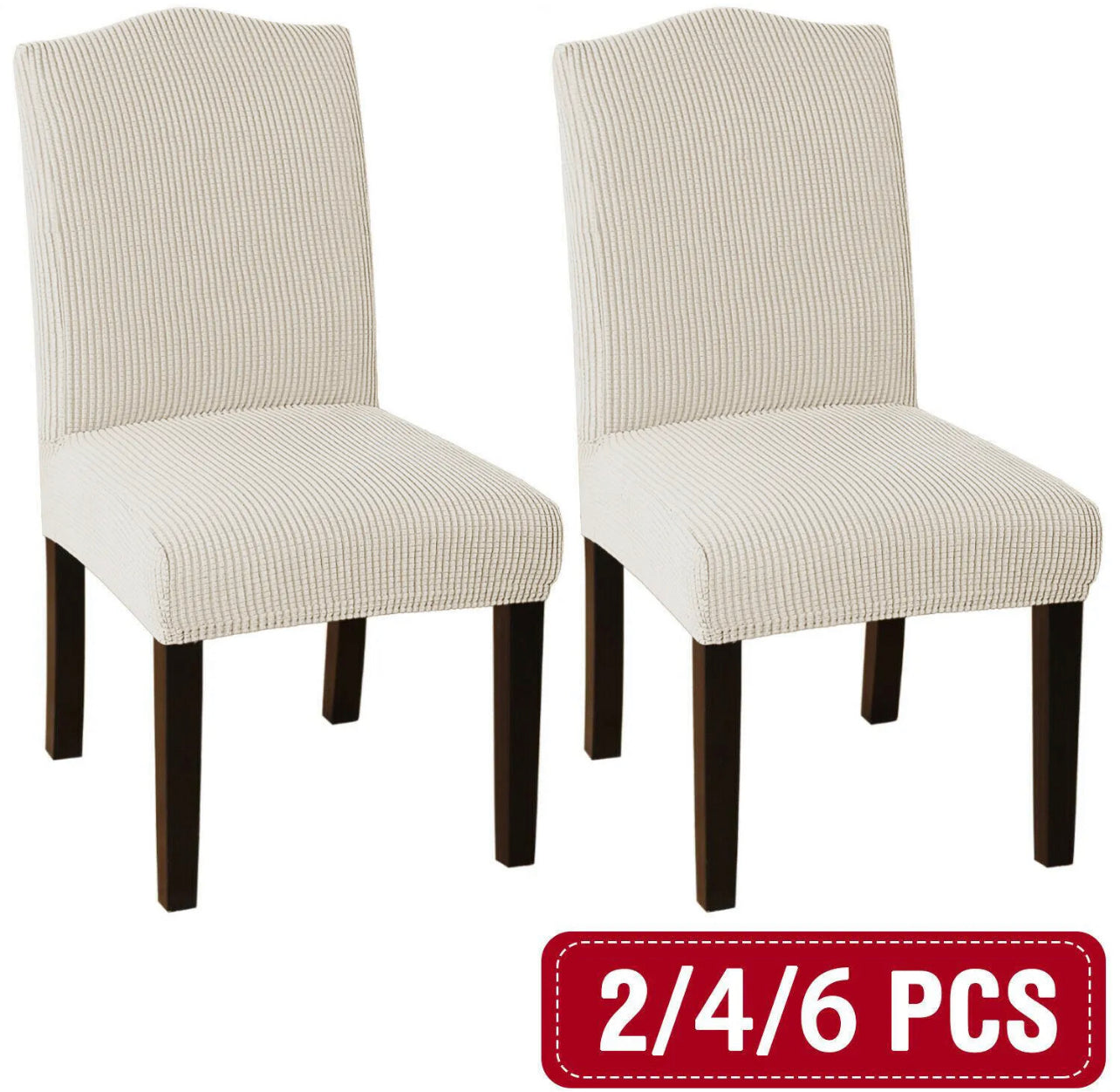 Dining Chair Covers Stretch Jacquard Parson Chair Slip Covers Washable 2/4/6 PCS