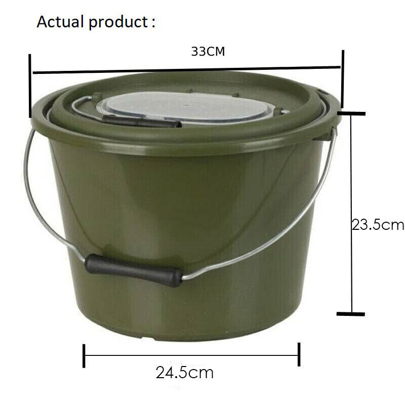 Catch Live Bait Bucket Fishing Tool Bait Bucket With Lid AU STOCK