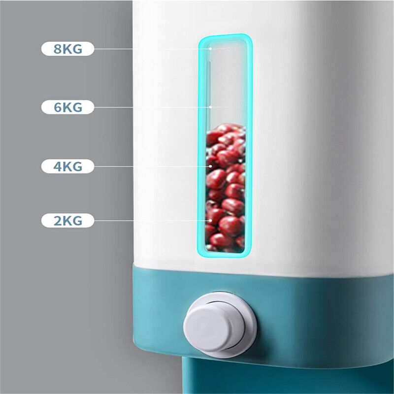 12Kg Auto Grain Case Cereal Dispenser Storage Box Kitchen Food Rice Container