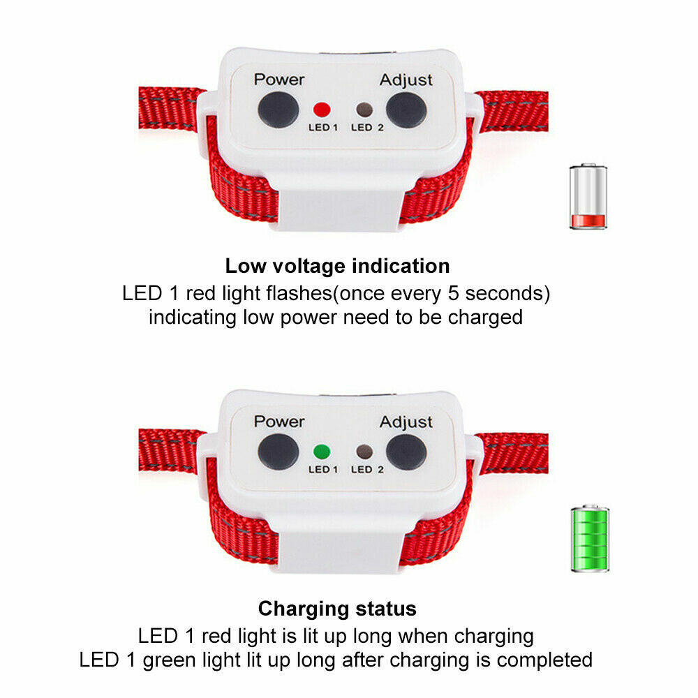 Dog Citronella Anti Bark Spray Collar Rechargeable Training Stop Barking Humane