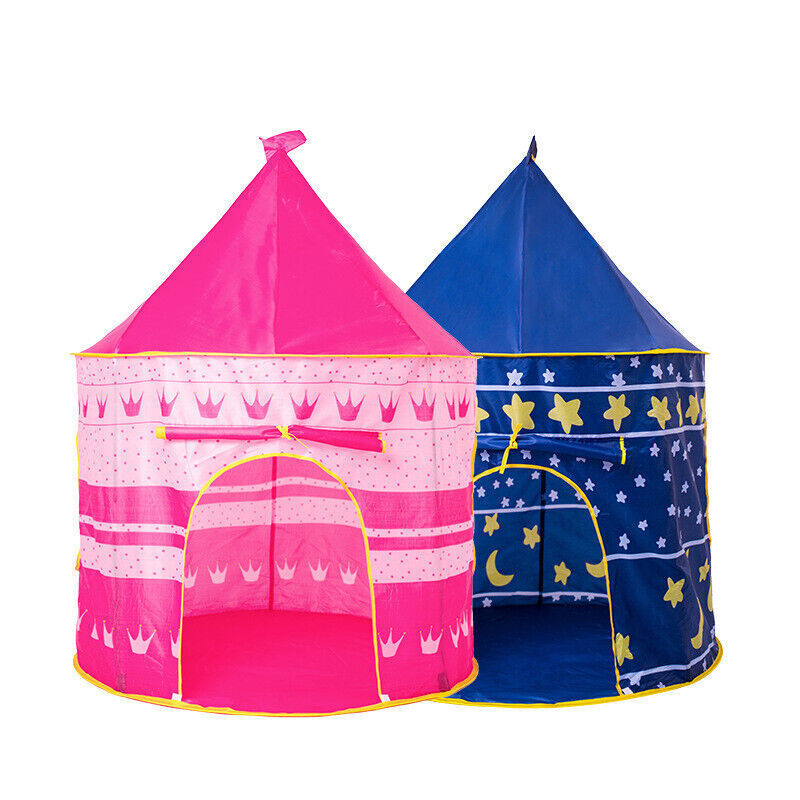 Kids Playhouse Play tent Pop Up Castle Princess Indoor Outdoor Girls Boys Gift