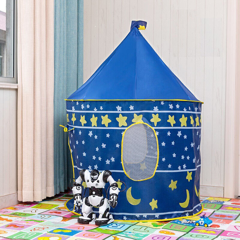 Kids Playhouse Play tent Pop Up Castle Princess Indoor Outdoor Girls Boys Gift