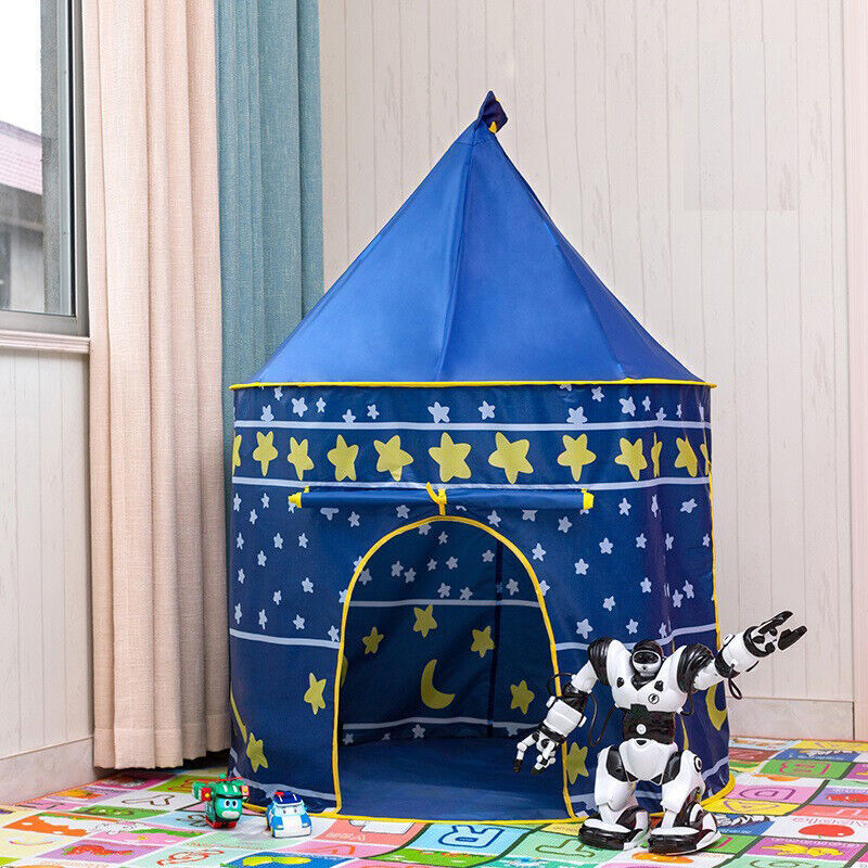 Kids Playhouse Play tent Pop Up Castle Princess Indoor Outdoor Girls Boys Gift