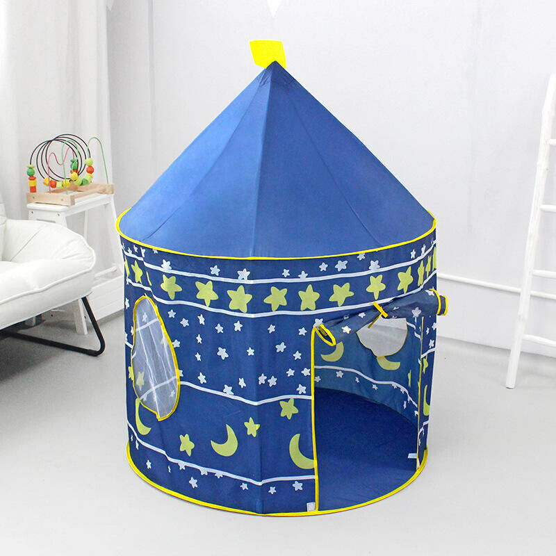 Kids Playhouse Play tent Pop Up Castle Princess Indoor Outdoor Girls Boys Gift