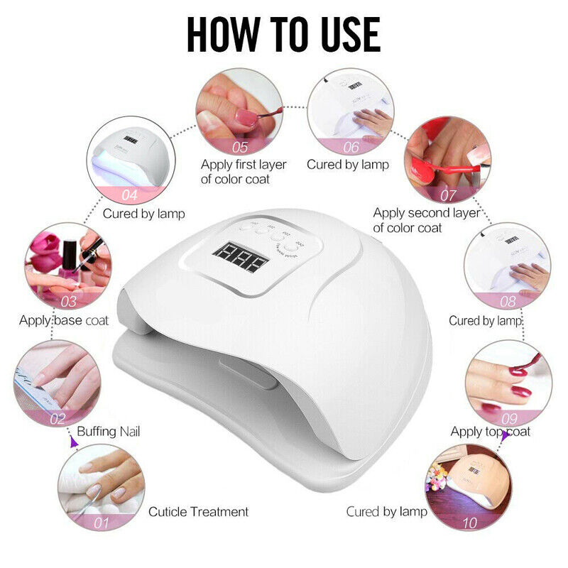 48W USB SUN FIVE UV Nail Lamp LED Light Gel Polish Dryer Curing Manicure Machine