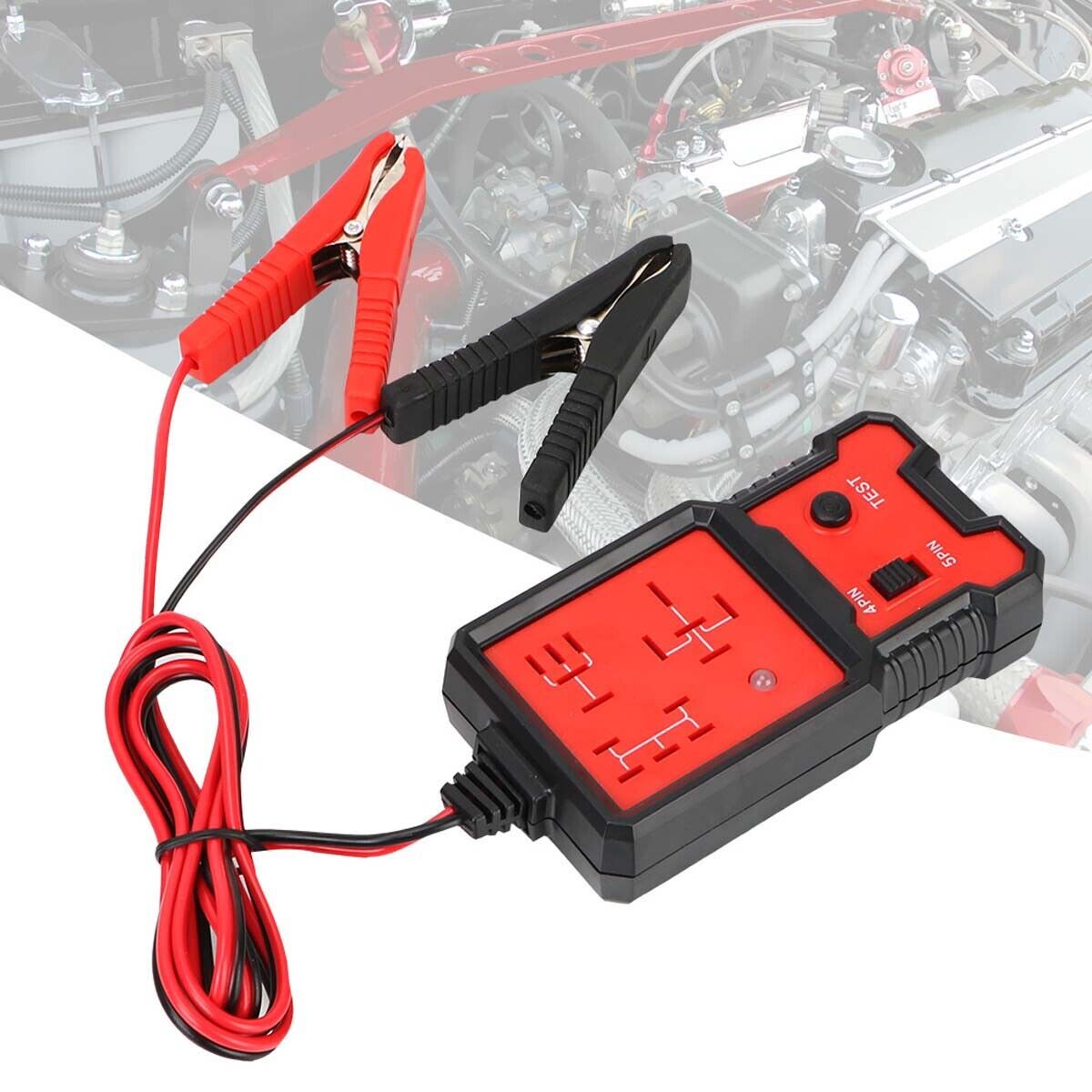 12V Electronic Automotive Relay Tester Auto Car Diagnostic Battery Checker Tool