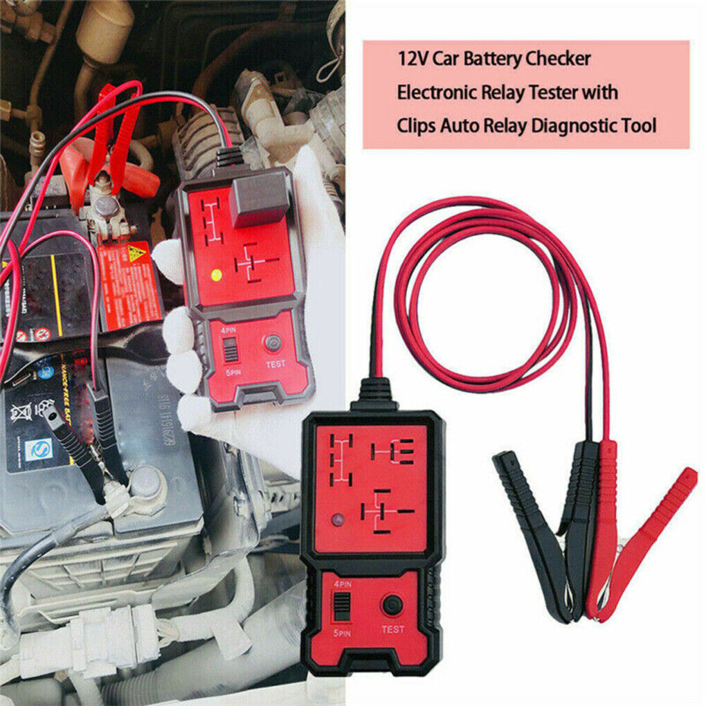 12V Electronic Automotive Relay Tester Auto Car Diagnostic Battery Checker Tool