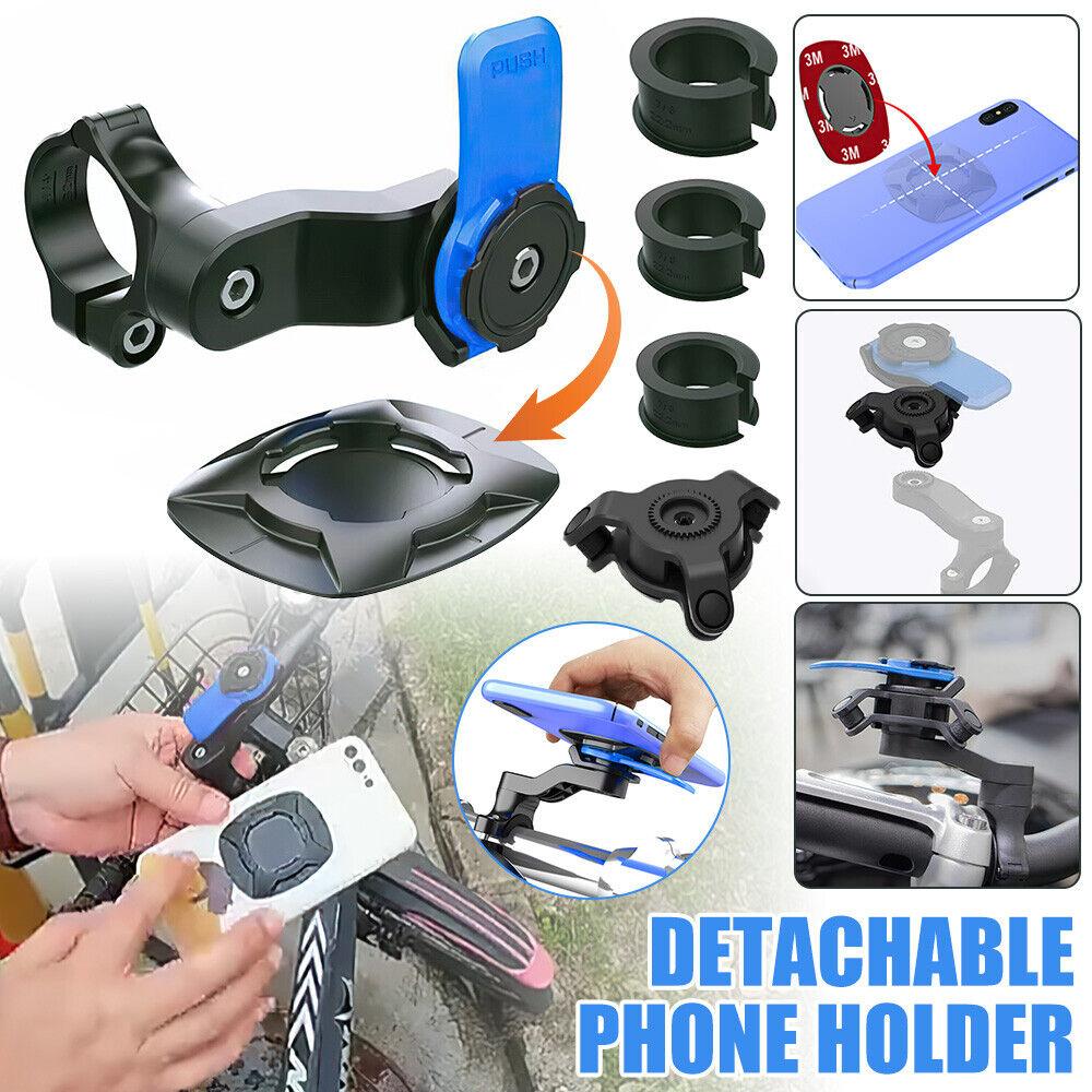 For Quad Lock Compatible Bike Motorcycle Phone Mount Holder Handlebar Mount AU