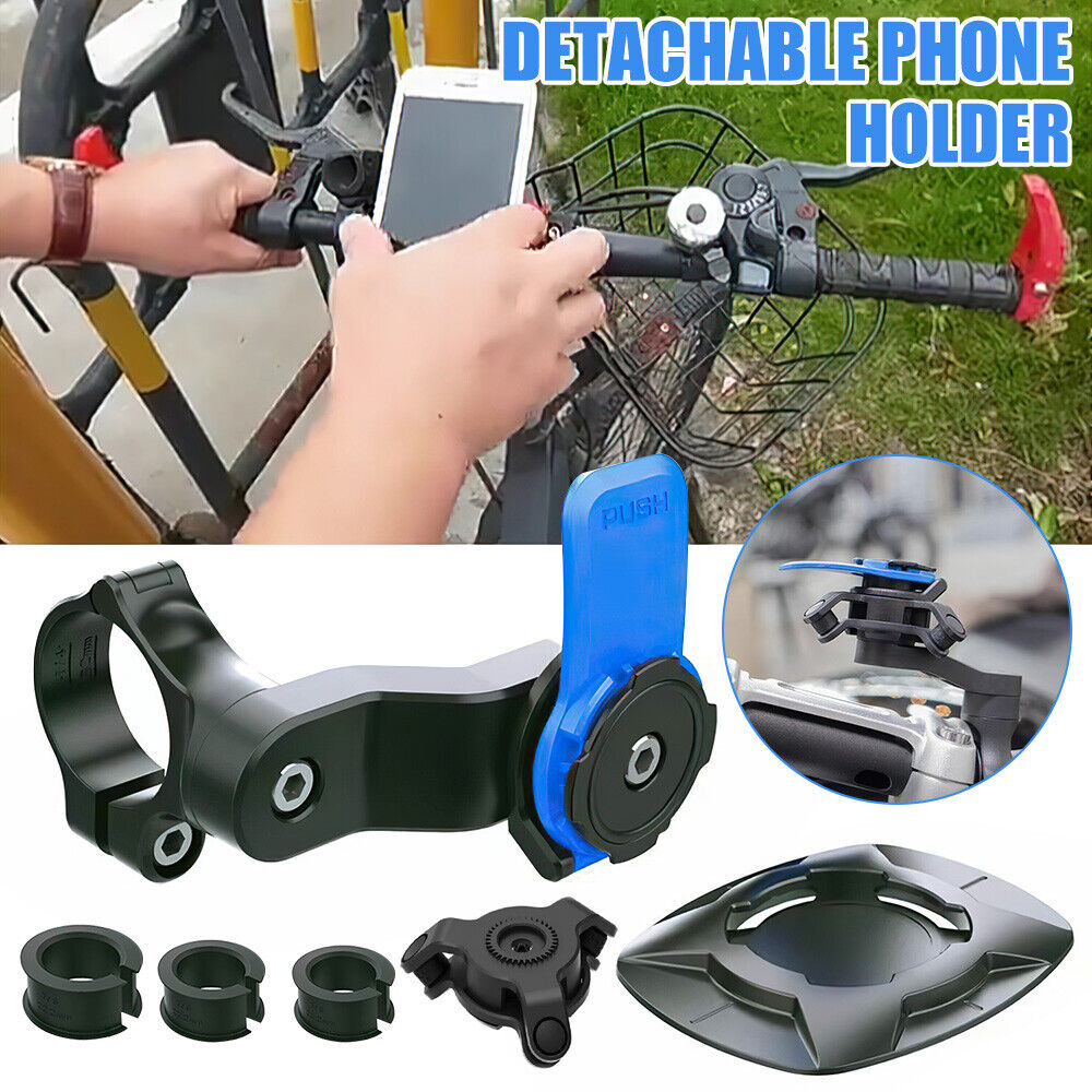 For Quad Lock Compatible Bike Motorcycle Phone Mount Holder Handlebar Mount AU