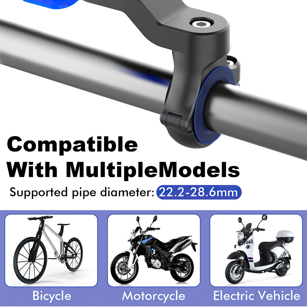 For Quad Lock Compatible Bike Motorcycle Phone Mount Holder Handlebar Mount AU