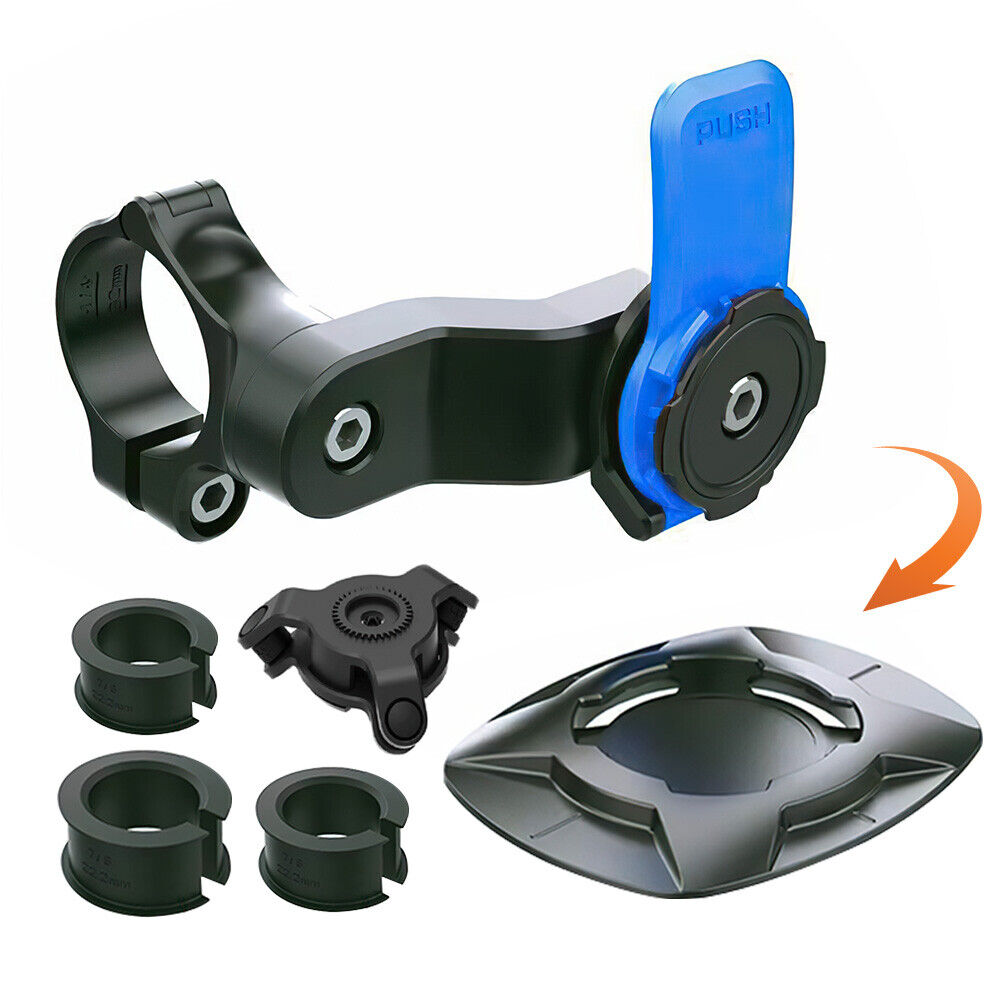 For Quad Lock Compatible Bike Motorcycle Phone Mount Holder Handlebar Mount AU