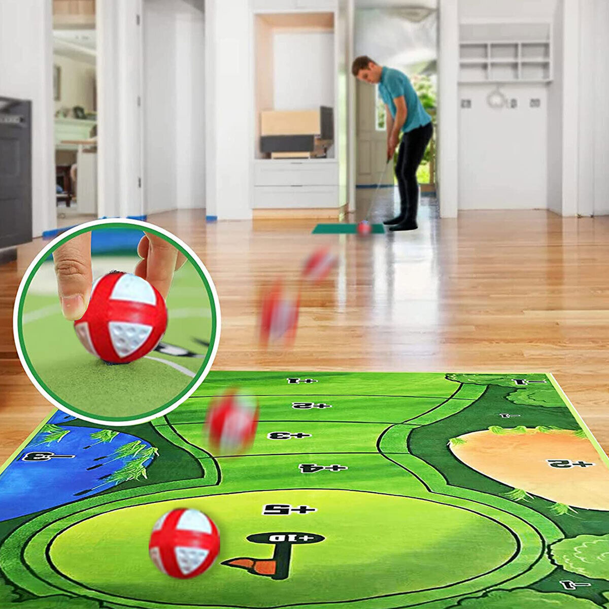 The Indoor Casual Golf Game Set Golf Putting Royale Golf Game Golf Hitting Mats