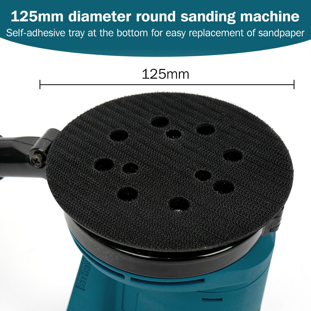 Brushless Cordless 125MM Random Orbital Sander Machine For Makita 18V Battery AU