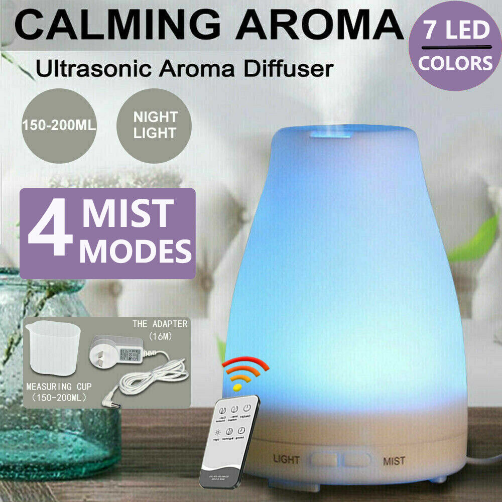 Essential Oil Humidifier Ultrasonic Air Diffuser Aroma Aromatherapy Air Purifier