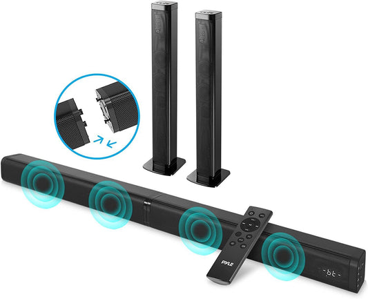 Bluetooth Sound Bar TV Split Soundbar Wired Wireless Home Theater Surround Sound