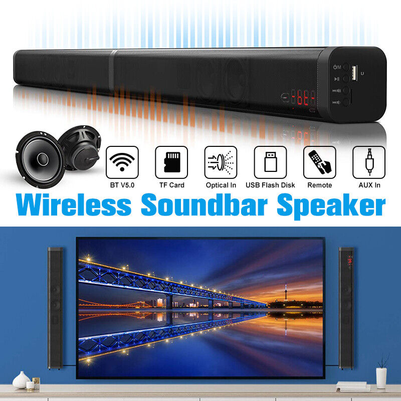 Bluetooth Sound Bar TV Split Soundbar Wired Wireless Home Theater Surround Sound