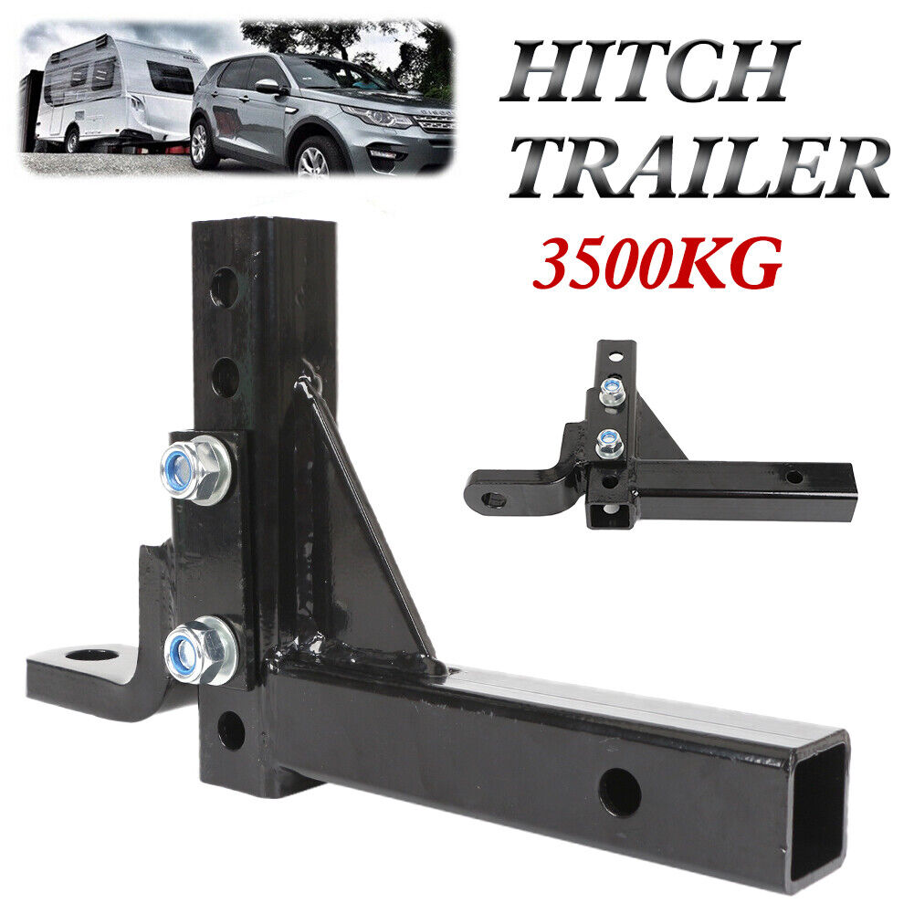 3500KG Adjustable Height Tow Hitch Ball Towbar Drop Mount Tongue Trailer Tow Bar