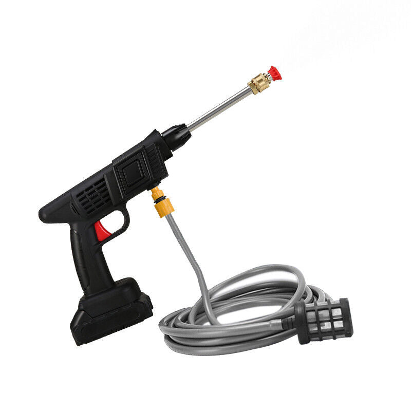 2500W Cordless Electric High Pressure Water Spray Gun Car Washer Cleaner Battery