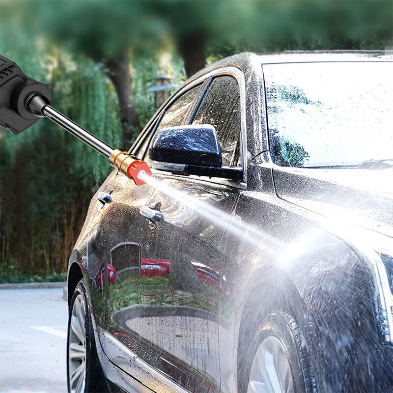 2500W Cordless Electric High Pressure Water Spray Gun Car Washer Cleaner Battery