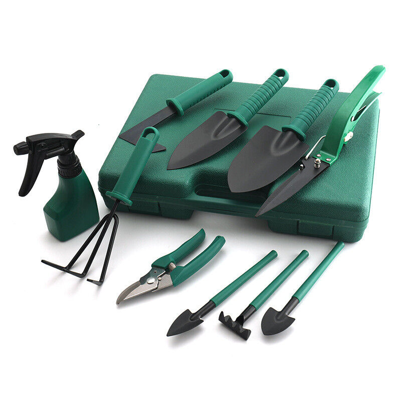 10PCS Gardening Tools Set Gardening Hand Tools with Carrying Case Tool Kits