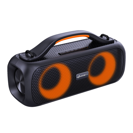 SoundTec 2.0 CH Mini Boombox Outdoor Portable Wireless Bluetooth IPX5