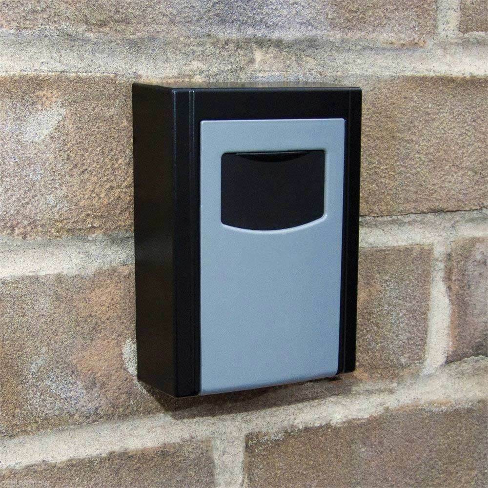 OUTDOOR HIGH SECURITY WALL MOUNTED KEY SAFE BOX CODE SECURE LOCK STORAGE 4 Digit