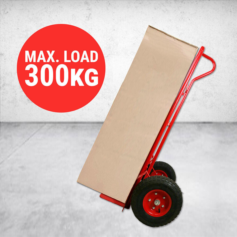 300KG Hand Trolley Truck Transport Platform Courier Plate Cart Heavy Duty