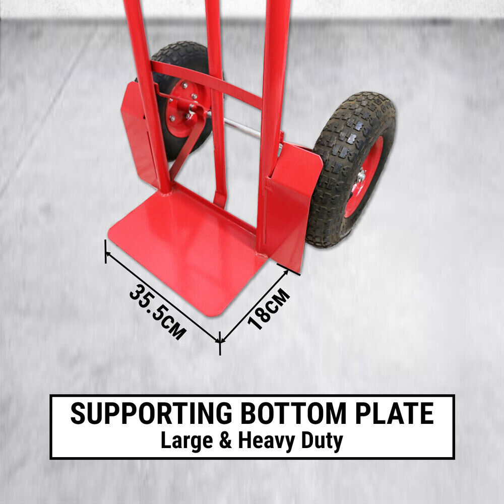 300KG Hand Trolley Truck Transport Platform Courier Plate Cart Heavy Duty