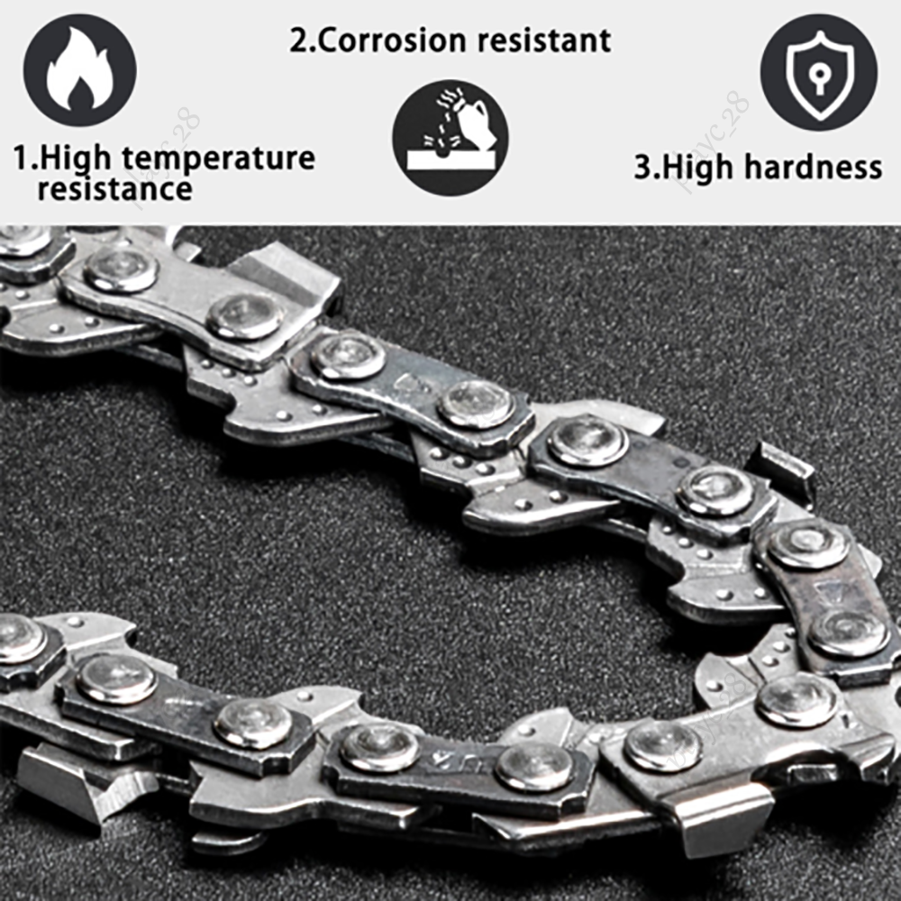 2Pcs 6" Chainsaw Chains for 6 inch Mini Cordless Electric Chain Saw Wood Cutter