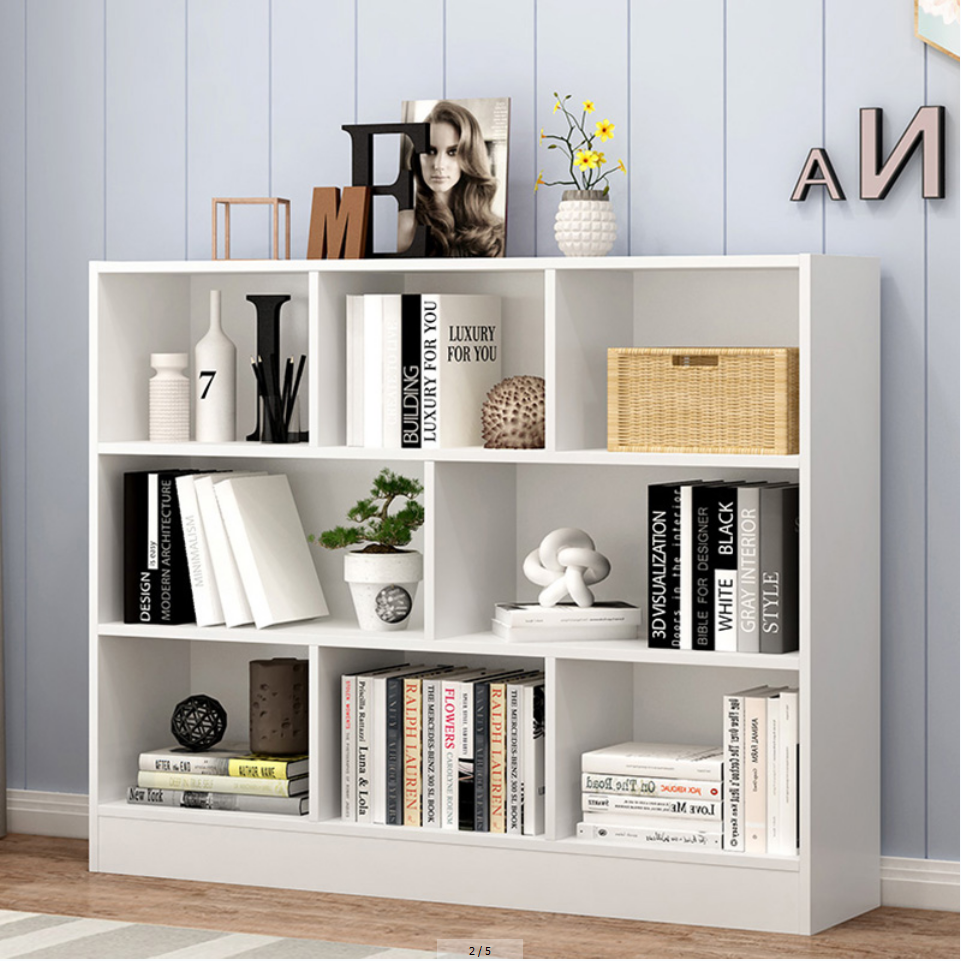 Foret Bookshelf Bookcase Book Shelf Display Shelves Storage Stand Rack Cabinet W