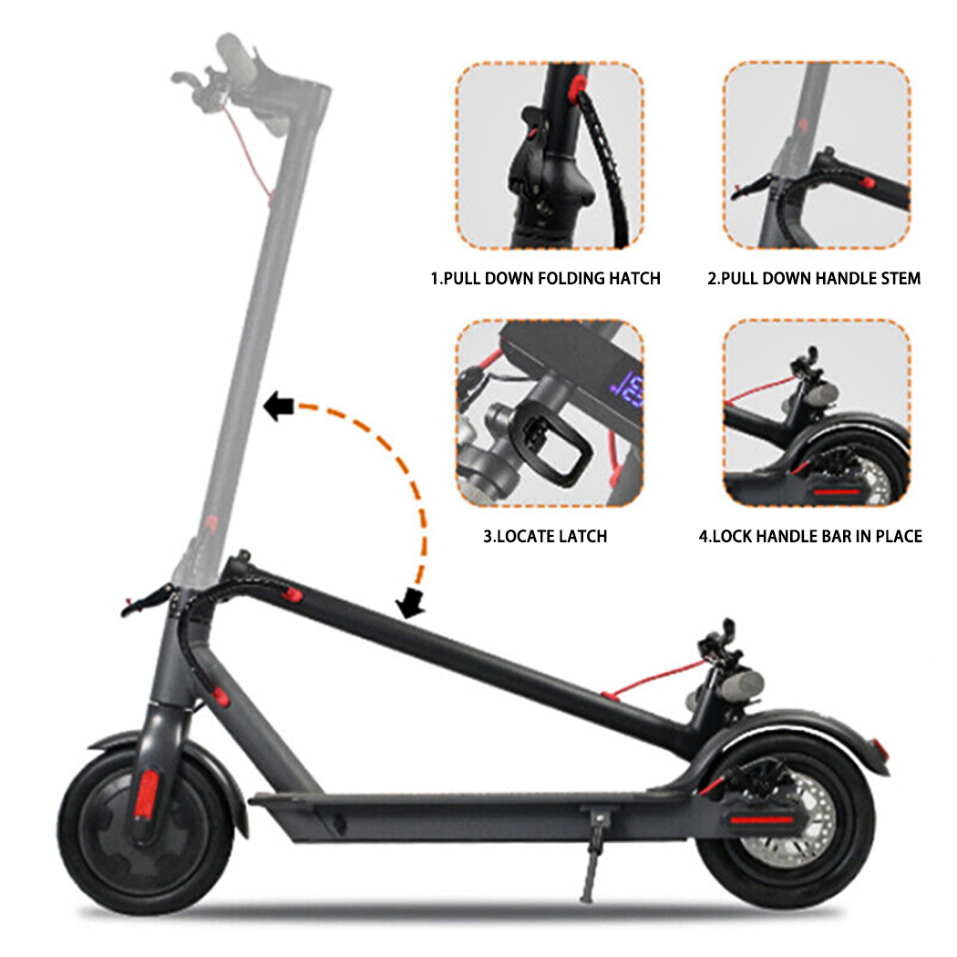 2024 Portable 900W 40KM/H 50KM Electric Scooter Adult Foldable Travel E Bike APP