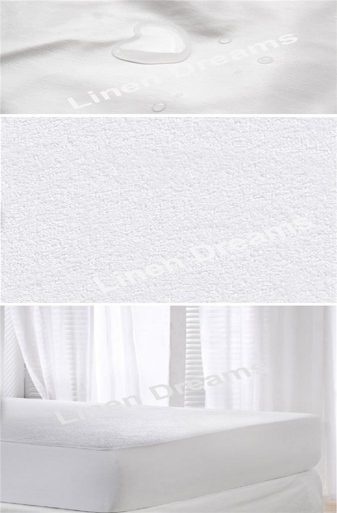 Fully Fitted Waterproof Mattress Protector-Cot/Long Single/Double/Queen/King