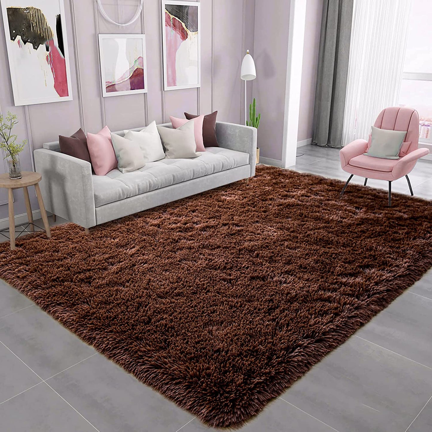 180*270cm Floor Rug Rugs Fluffy Area Carpet Shaggy Soft Large Pads Living Room