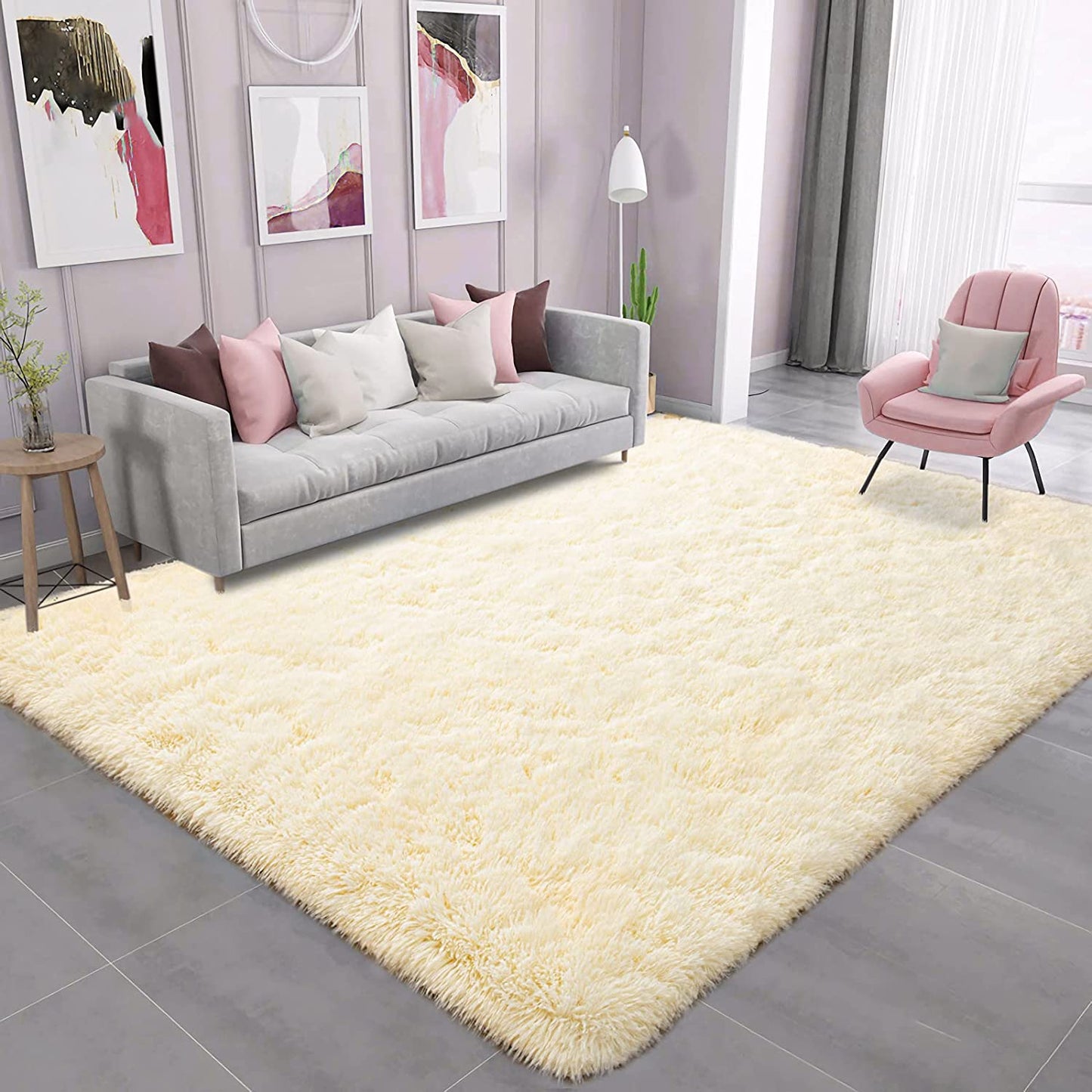 180*270cm Floor Rug Rugs Fluffy Area Carpet Shaggy Soft Large Pads Living Room