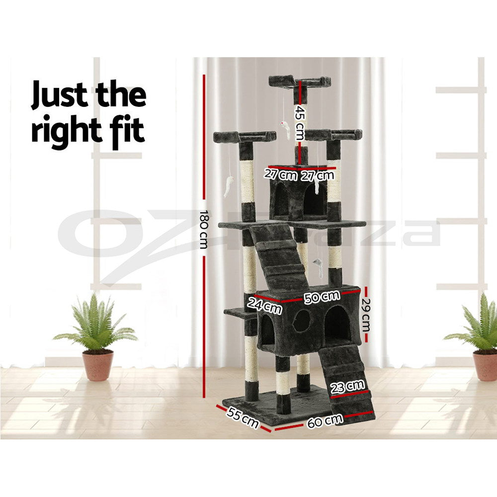 Cat Tree Trees Scratching Post Scratcher Tower Condo House 180cm