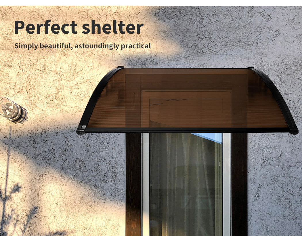 Mountview Window Door Awning Outdoor Canopy Patio Shield Rain Cover 1M X 1.2-6M