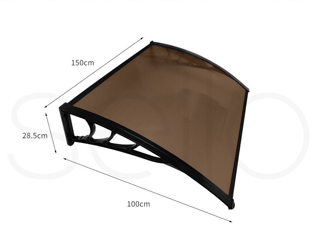 Mountview Window Door Awning Outdoor Canopy Patio Shield Rain Cover 1M X 1.2-6M