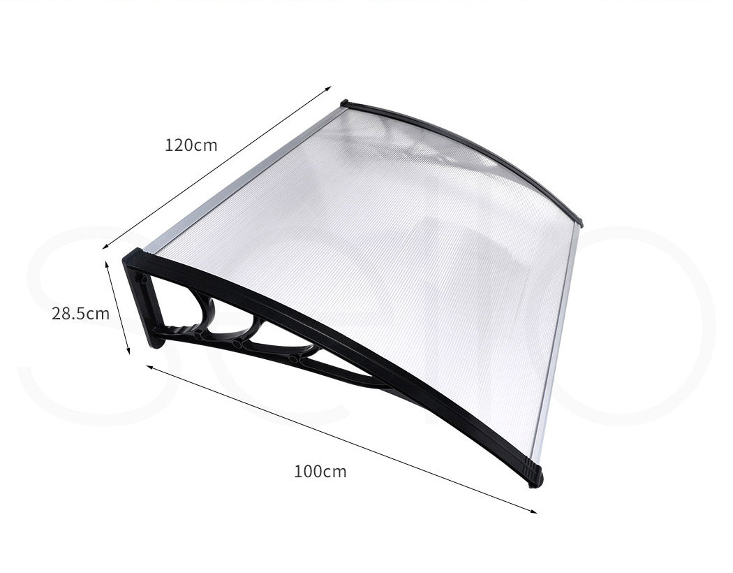 Mountview Window Door Awning Outdoor Canopy Patio Shield Rain Cover 1M X 1.2-6M