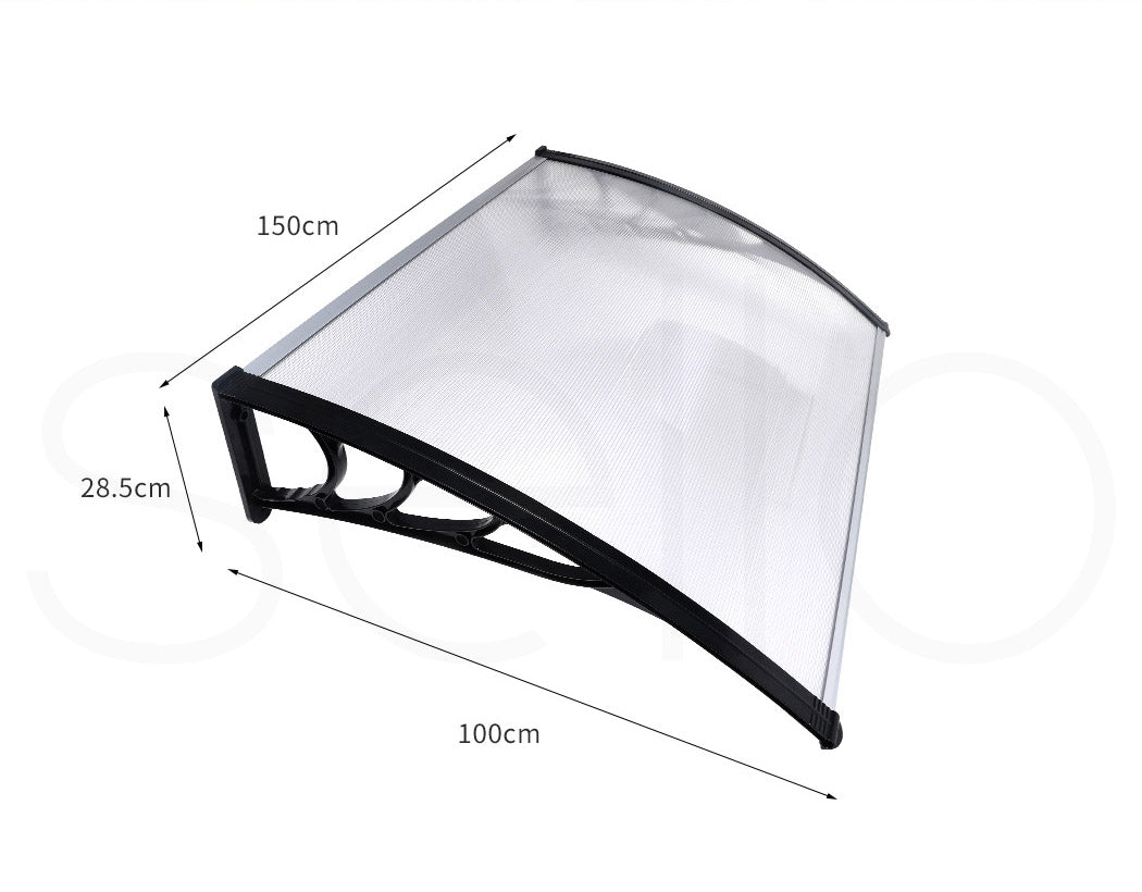 Mountview Window Door Awning Outdoor Canopy Patio Shield Rain Cover 1M X 1.2-6M