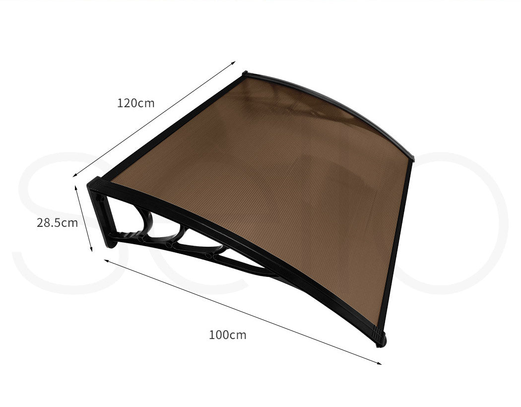 Mountview Window Door Awning Outdoor Canopy Patio Shield Rain Cover 1M X 1.2-6M