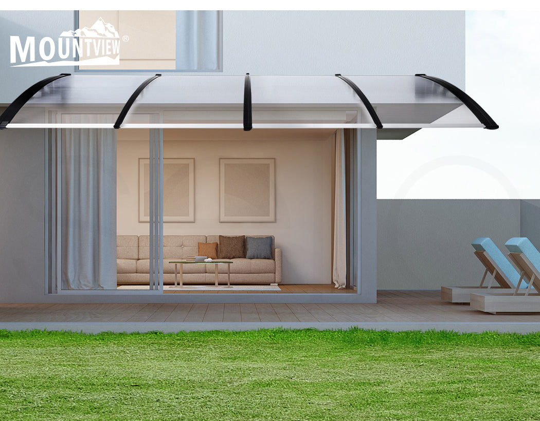 Mountview Window Door Awning Outdoor Canopy Patio Shield Rain Cover 1M X 1.2-6M