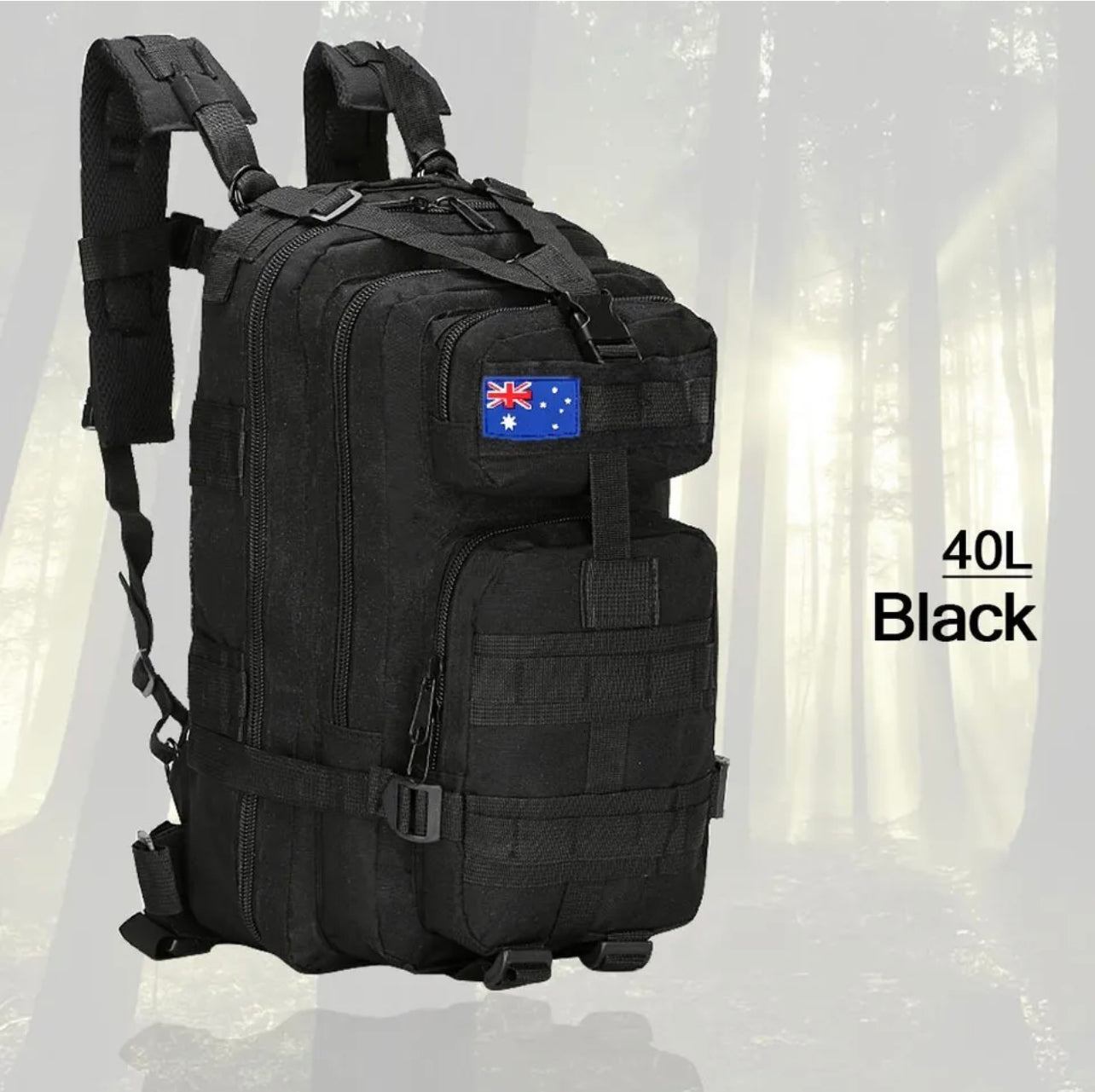 40L Hiking Military Tactical Rucksack Camping Backpack Bag Cycling Outdoor