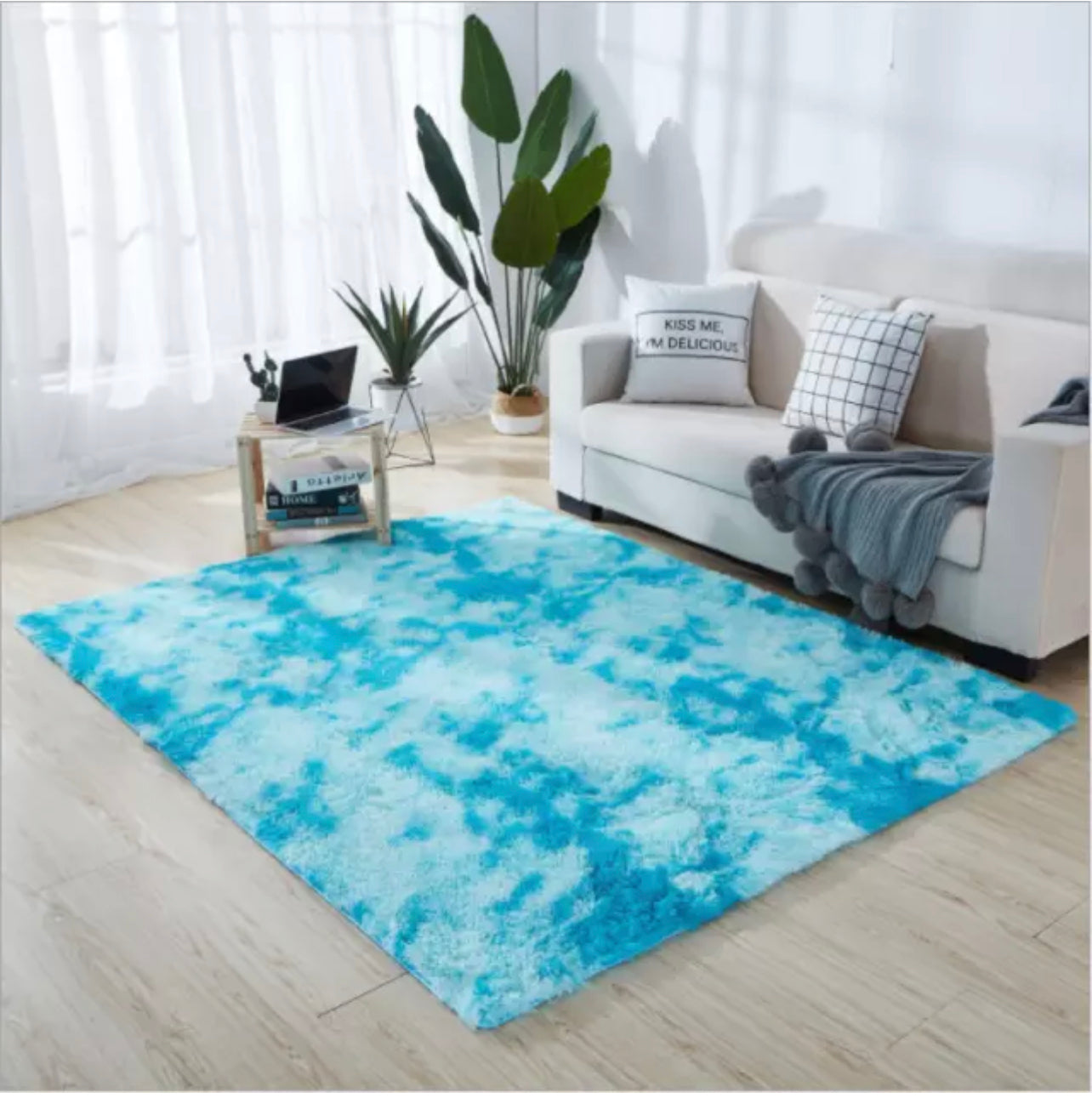 Fluffy Faux Fur Sheepskin Rug Non Slip Large Floor Carpet Rugs Mat Plush Soft AU (2)