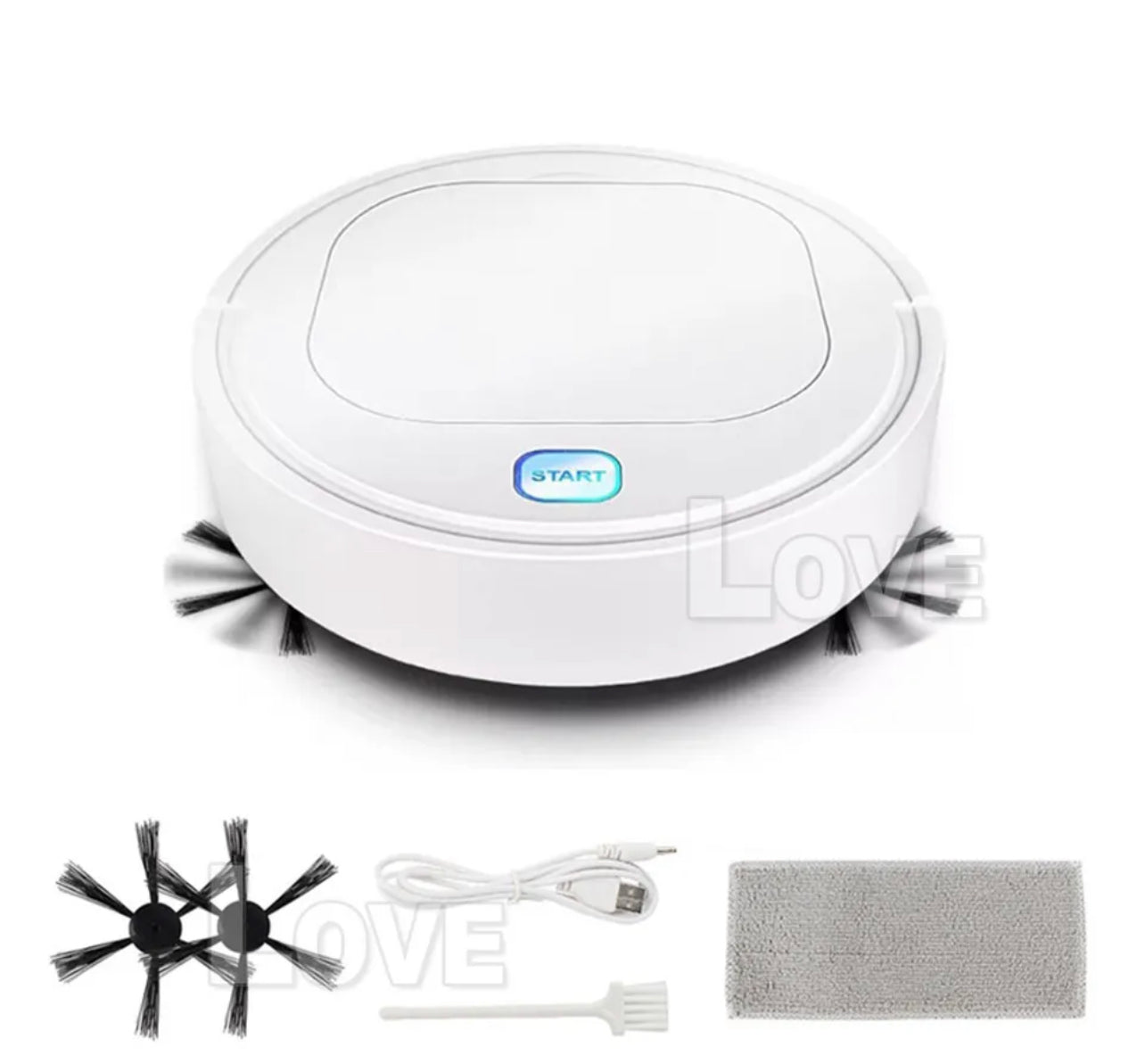 Smart Robot Rechargeable  Automatic Vacuum Cleaner Dry Wet Floor Mop Sweeping