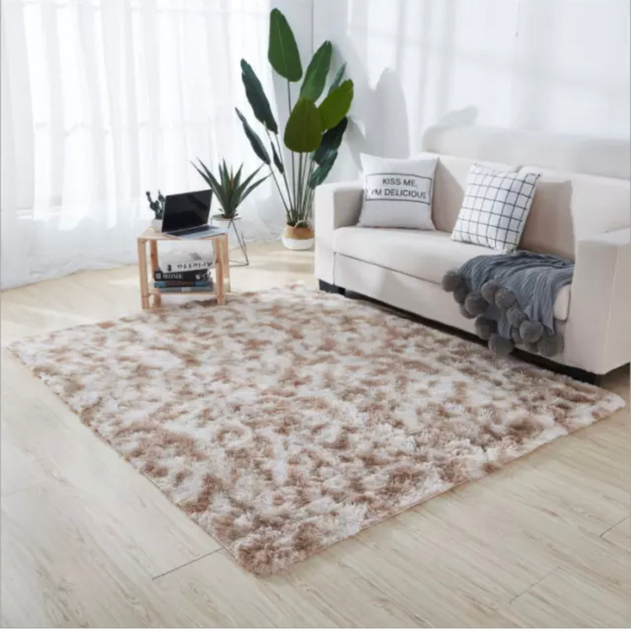 Fluffy Faux Fur Sheepskin Rug Non Slip Large Floor Carpet Rugs Mat Plush Soft AU (2)