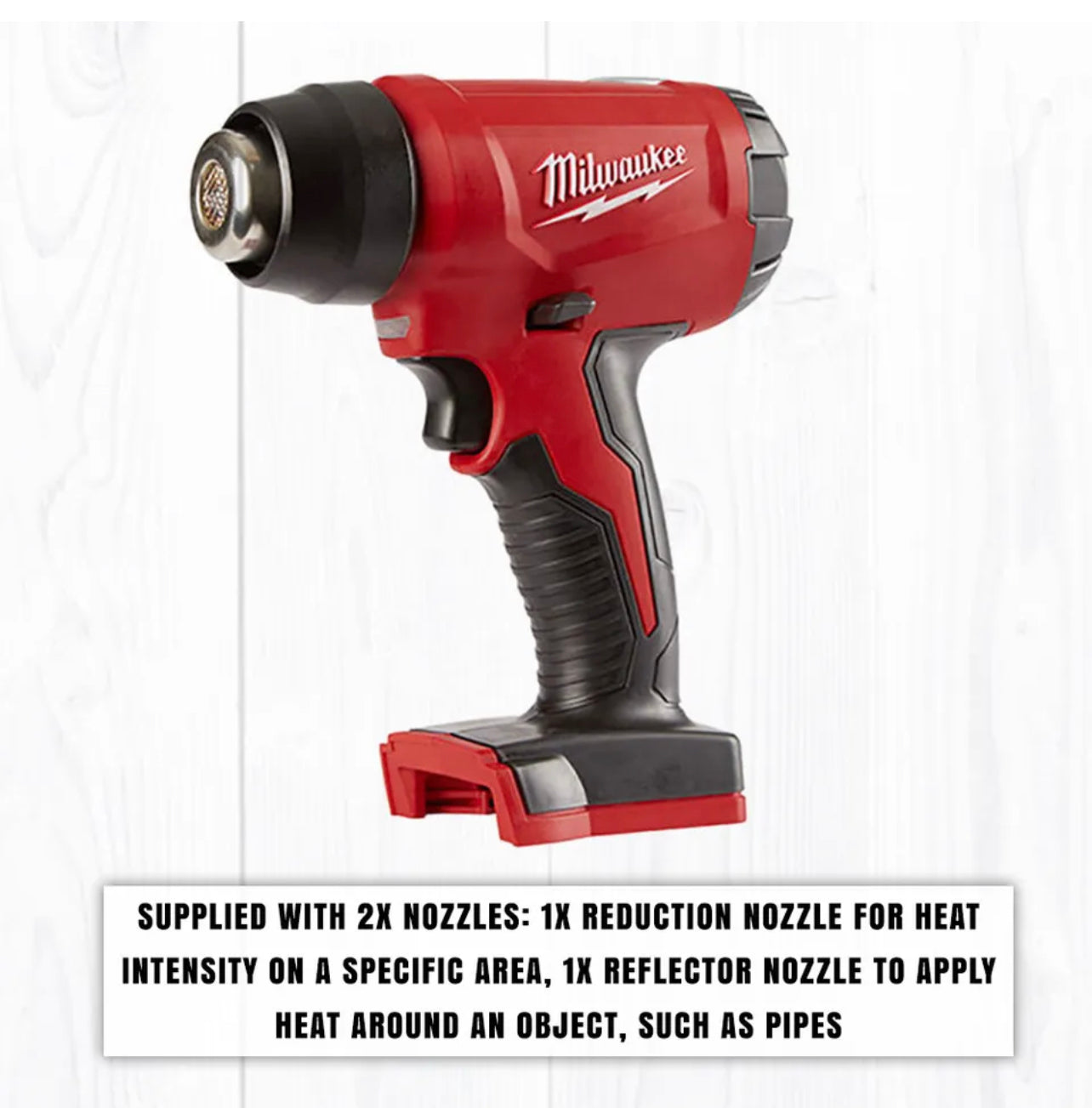 Milwaukee M18BHG-0 18V RedLithium Cordless M18 Compact Heat Gun - Skin Tool Only