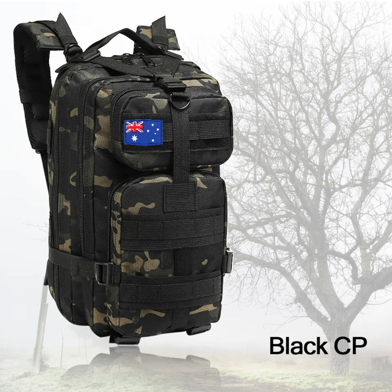 30L HIKING MILITARY TACTICAL RUCKSACK CAMPING BACKPACK BAG CYCLING OUTDOOR