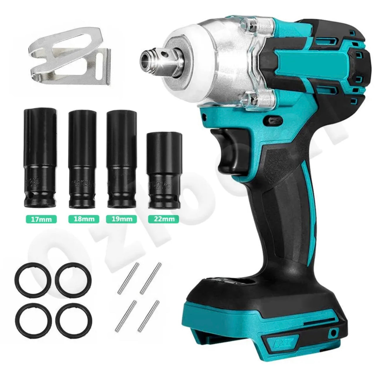 1/2'' Brushless Cordless Impact Wrench Rattle Gun Socket For Makita Battery 18V