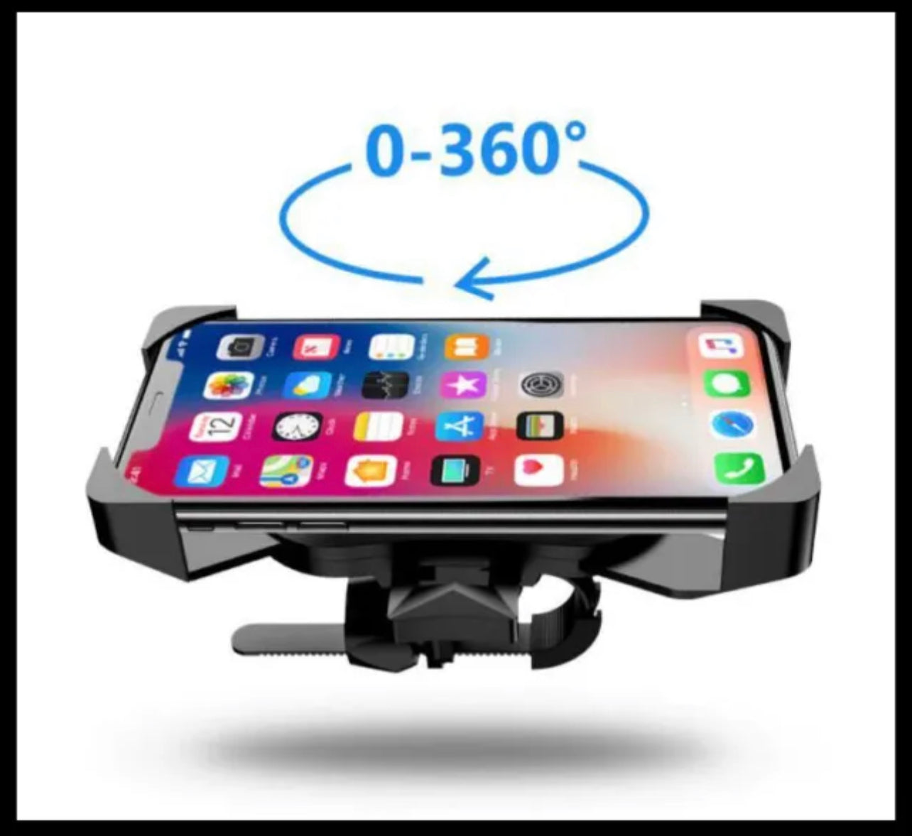 360° Rotation Mobile Phone Holder Handlebar Mount For Motorcycle Bicycle Bike