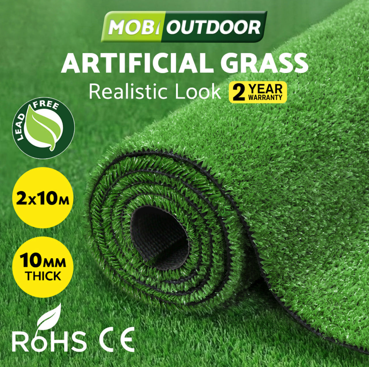 MOBI Artificial Grass 10mm 17mm 30mm Synthetic Fake Lawn Turf Joining Tape